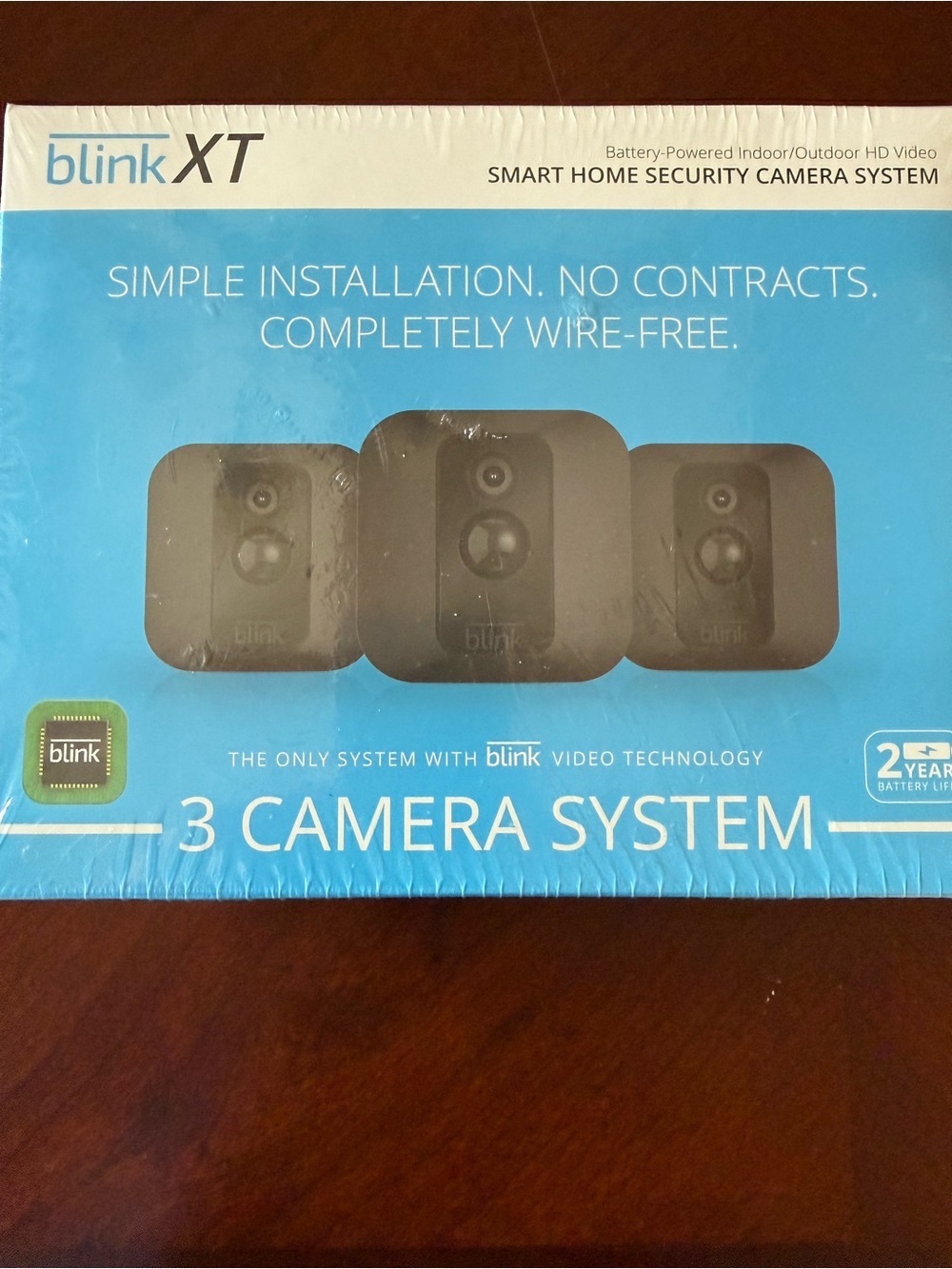 blink XT Wireless Smart Home Security Camera System - Black (3 Camera Pack)